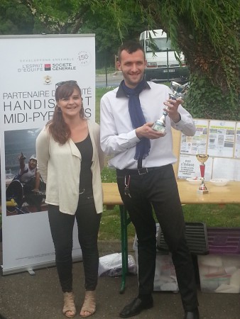 La remise de la coupe.